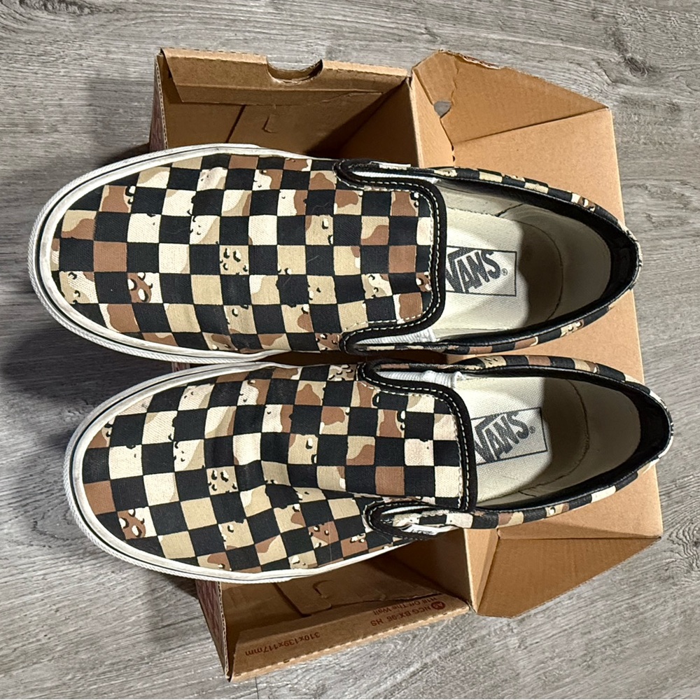 Vans Checkerboard Slip-On Sneakers